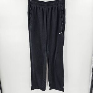 Nike sweats pants black medium fleece athletic